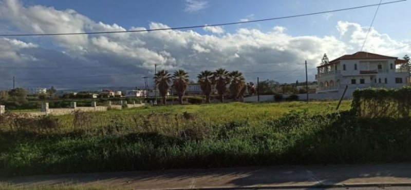 Pigianos Kampos Kreta, Pigianos Kampos: Grundstück in unmittelbarer Meeresnähe bei Rethymno zu verkaufen Grundstück kaufen